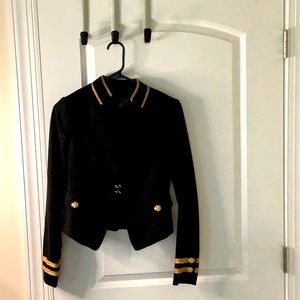 Banana Republic Black & Gold Blazer